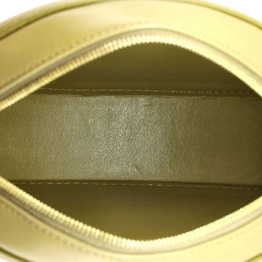 Celine Triomphe Oval Crossbody Bag Leather Mini Green - Picture 10 of 10